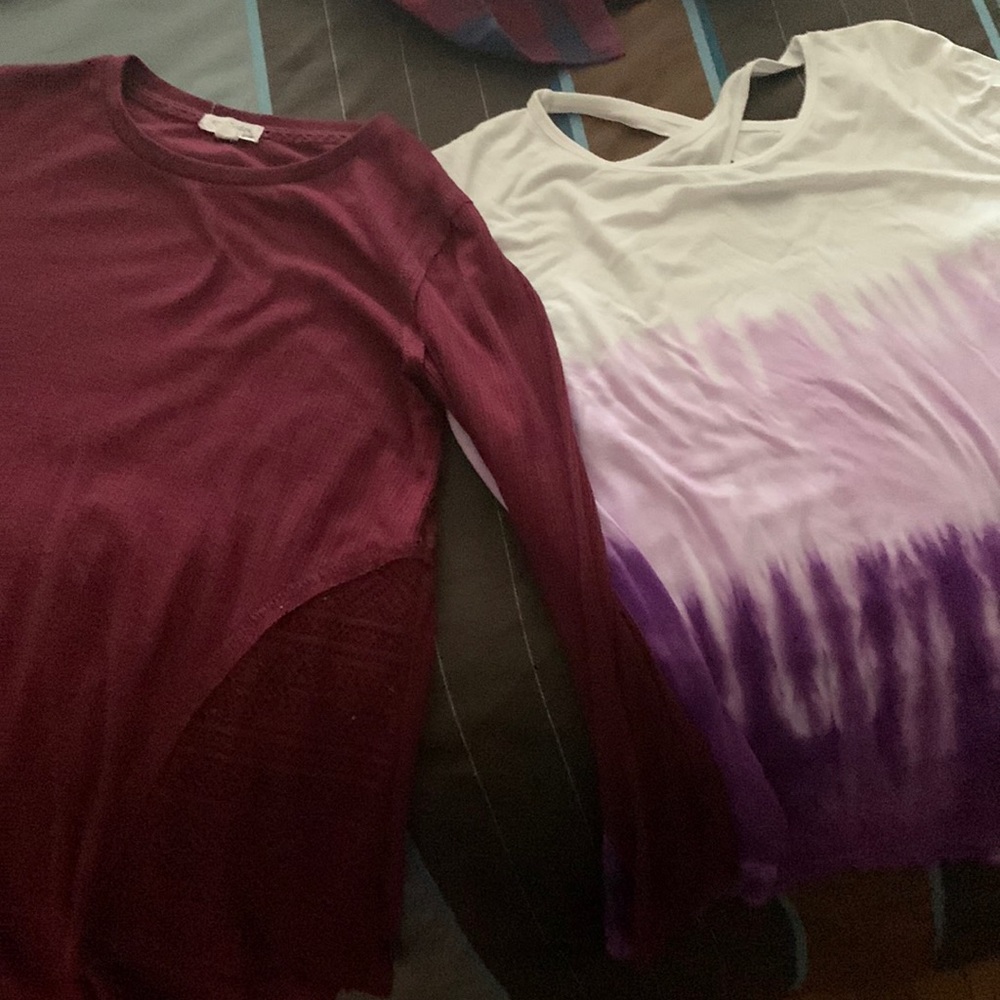 Girls long sleeve shirts